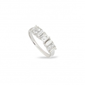 White Gold Diamond Ring 1.42ct